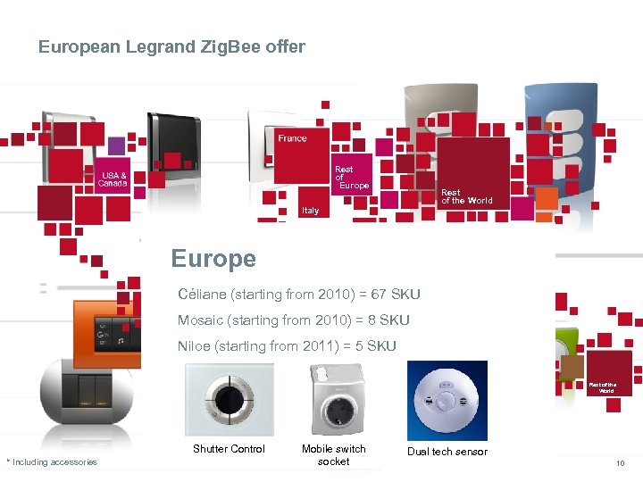 European Legrand Zig. Bee offer Rest of Europe Rest of the World Italy Europe