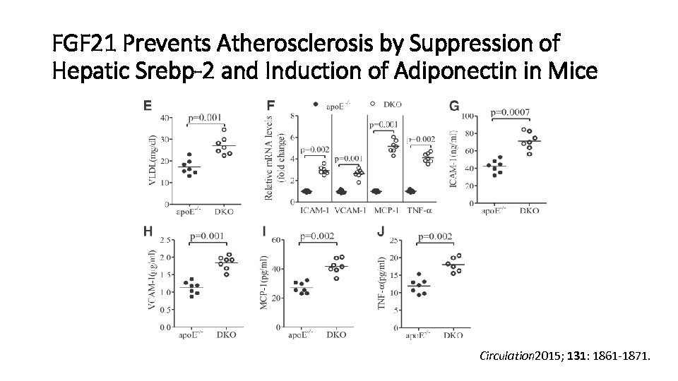 FGF 21 Prevents Atherosclerosis by Suppression of Hepatic Srebp-2 and Induction of Adiponectin in