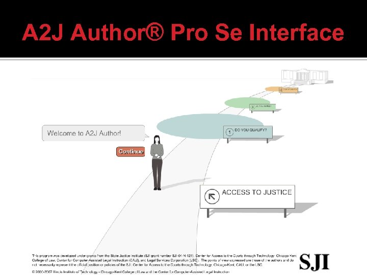 A 2 J Author® Pro Se Interface 