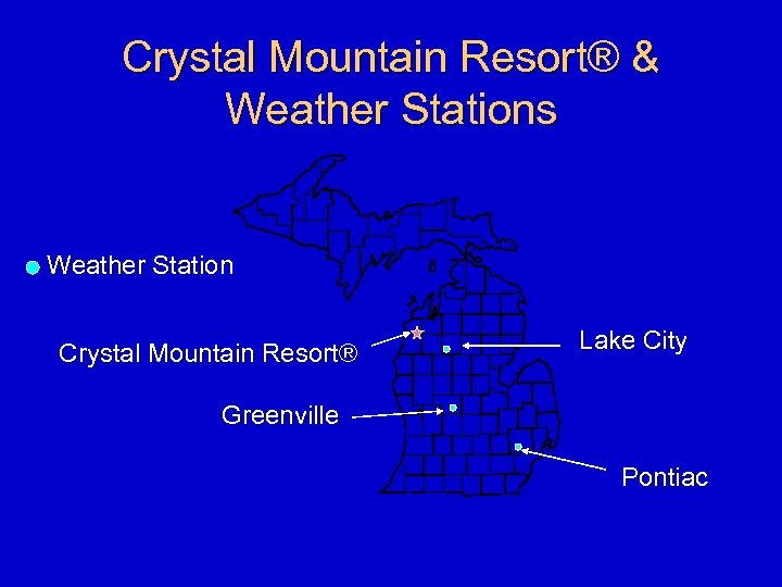 Crystal Mountain Resort® & Weather Stations Weather Station Crystal Mountain Resort® Lake City Greenville