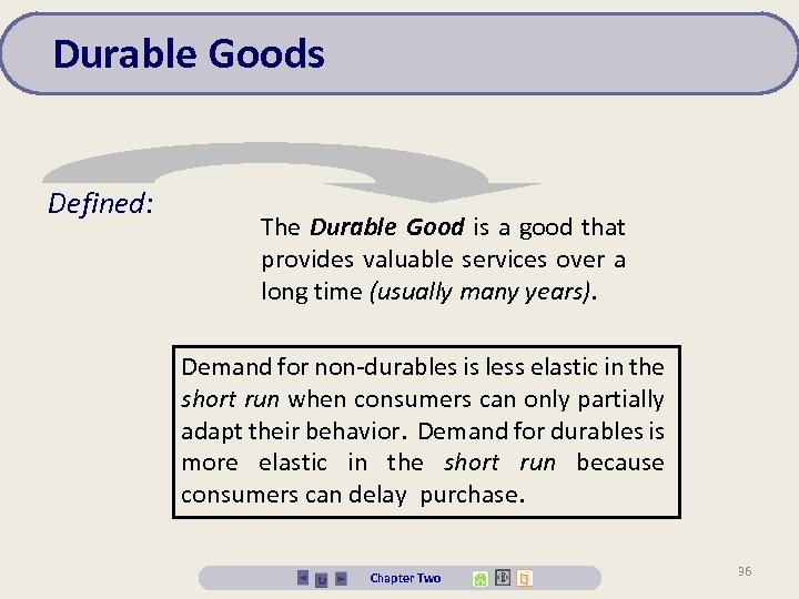 Durable Goods Defined: The Durable Good is a good that provides valuable services over