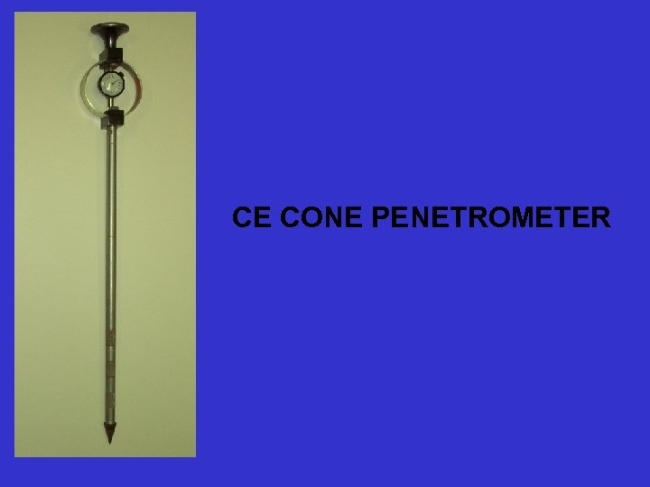 CE CONE PENETROMETER 