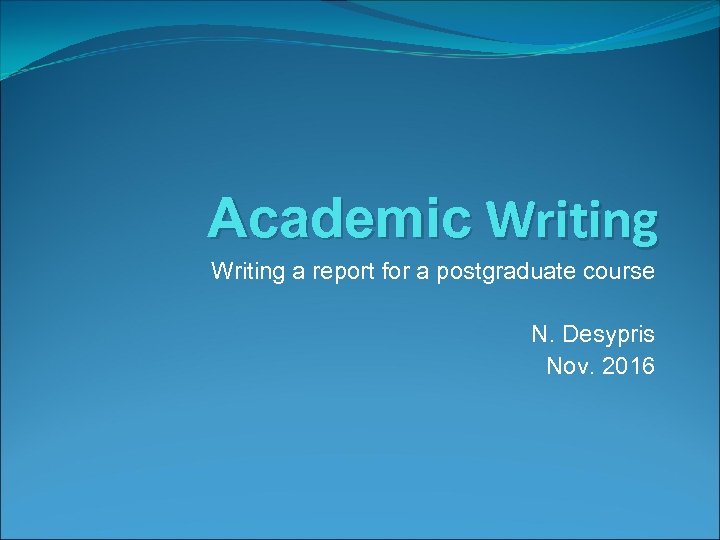 writing postgraduate assignments