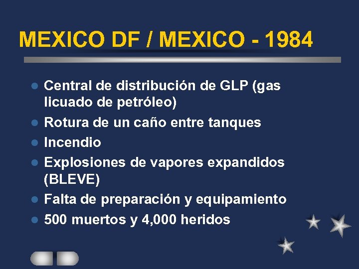 MEXICO DF / MEXICO - 1984 l l l Central de distribución de GLP