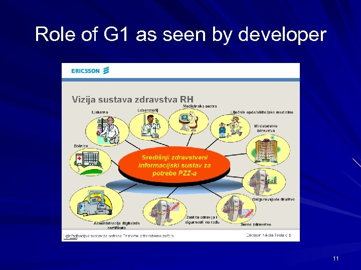 Role of G 1 as seen by developer 11 