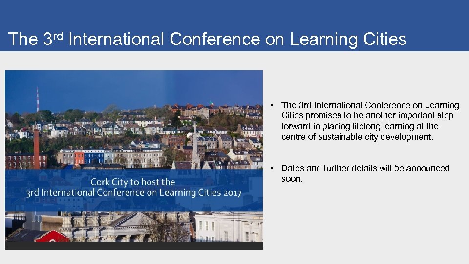 The 3 rd International Conference on Learning Cities • The 3 rd International Conference