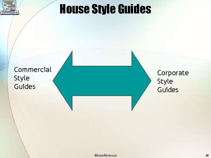 House Style Guides Commercial Style Guides Corporate Style Guides Miscellaneous 25 
