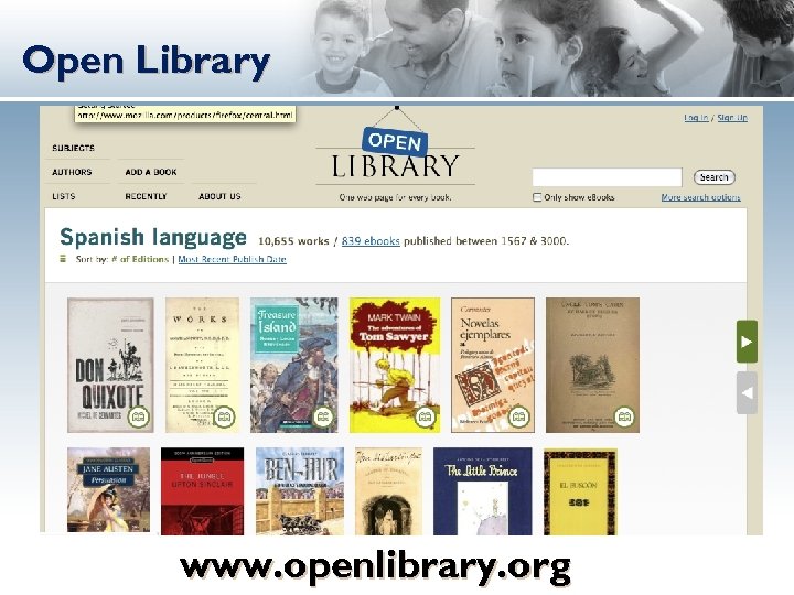 Open Library www. openlibrary. org 
