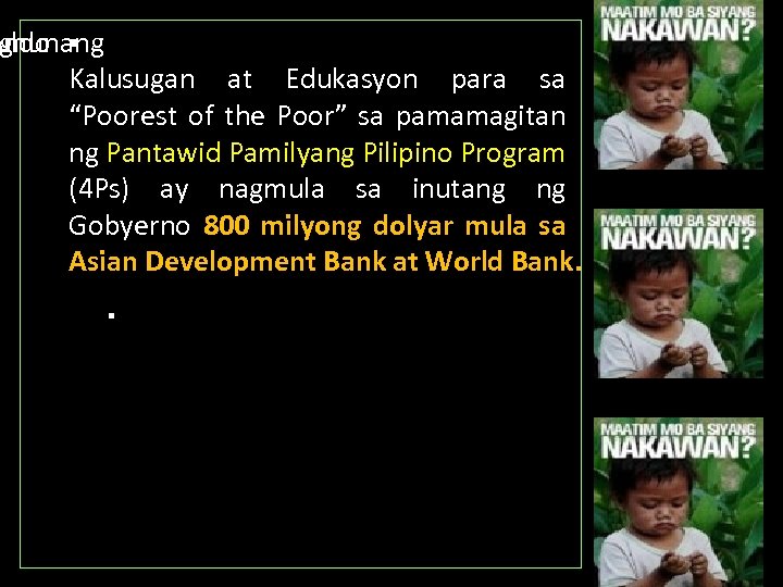 ondo § uhunang g Kalusugan at Edukasyon para sa “Poorest of the Poor” sa