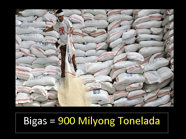 Bigas = 900 Milyong Tonelada 