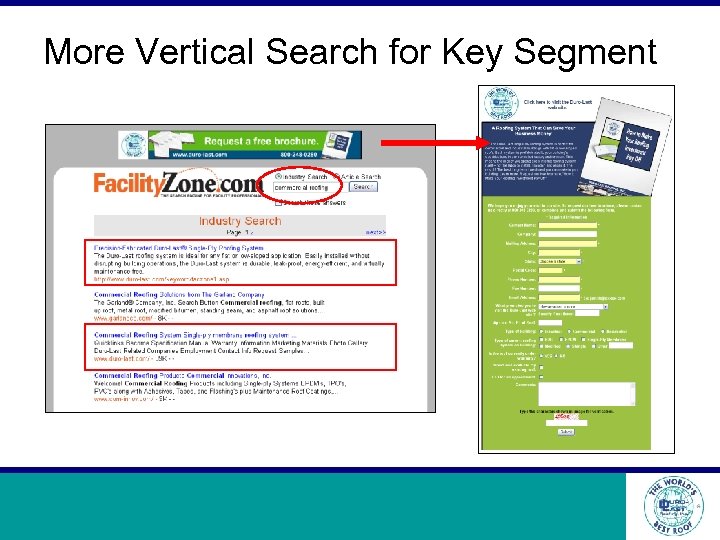 More Vertical Search for Key Segment 