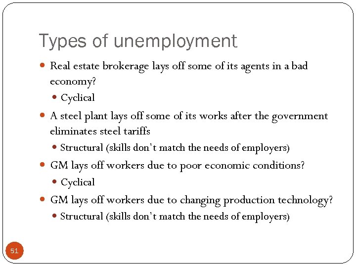 Types of unemployment Real estate brokerage lays off some of its agents in a