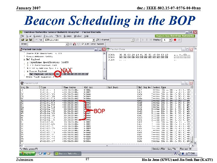 January 2007 doc. : IEEE 802. 15 -07 -0576 -00 -0 ban Beacon Scheduling