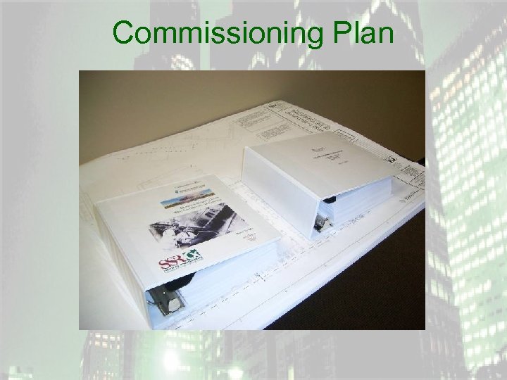 Commissioning Plan 