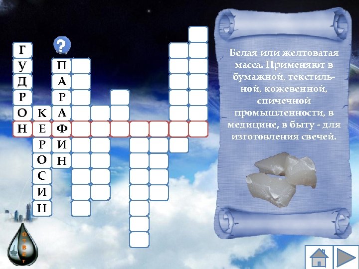 К Е Р О С И Н П А Р А Ф И Н