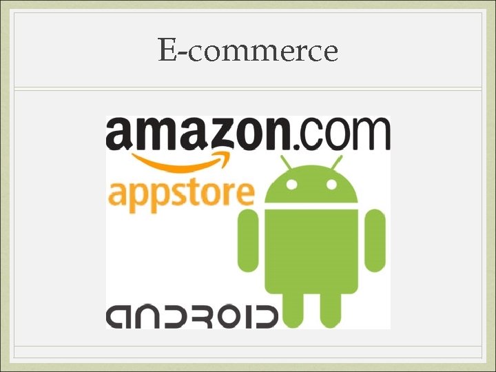 E-commerce 
