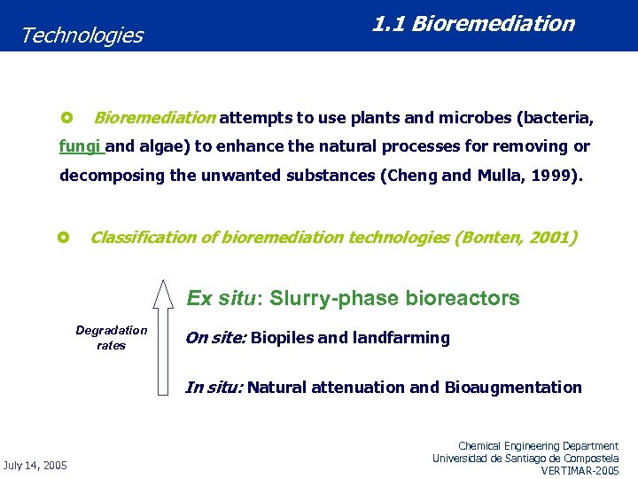 Technologies £ 1. 1 Bioremediation attempts to use plants and microbes (bacteria, fungi and