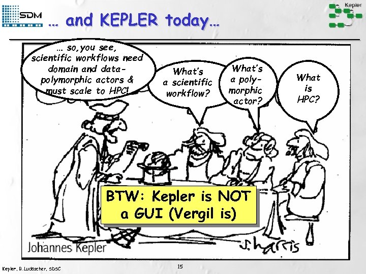 … and KEPLER today… … so, you see, scientific workflows need domain and datapolymorphic