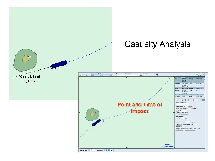 Casualty Analysis Rocky Island Icy Strait Point and Time of Impact 