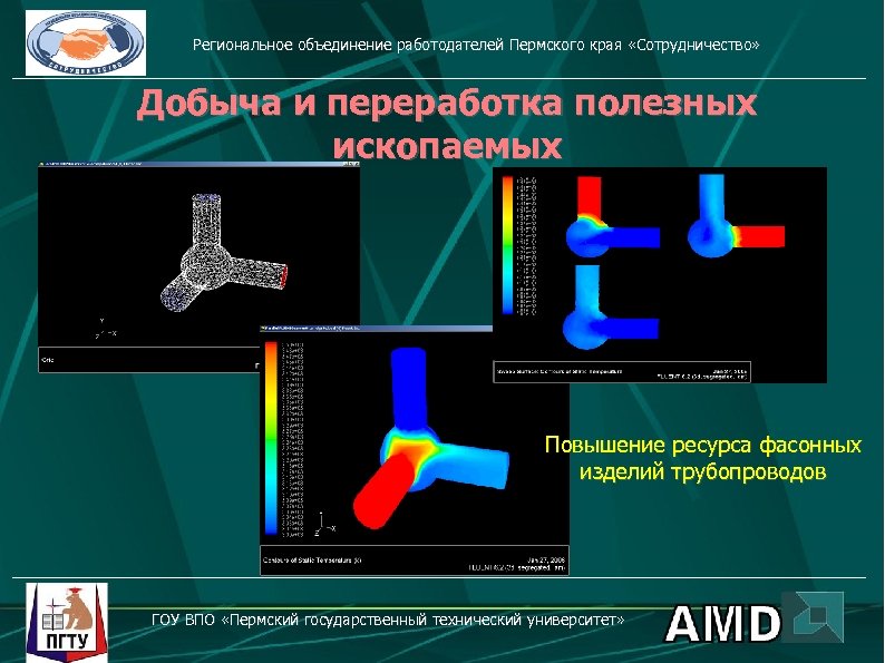 Региональное объединение работодателей Пермского края «Сотрудничество» Добыча и переработка полезных ископаемых Повышение ресурса фасонных