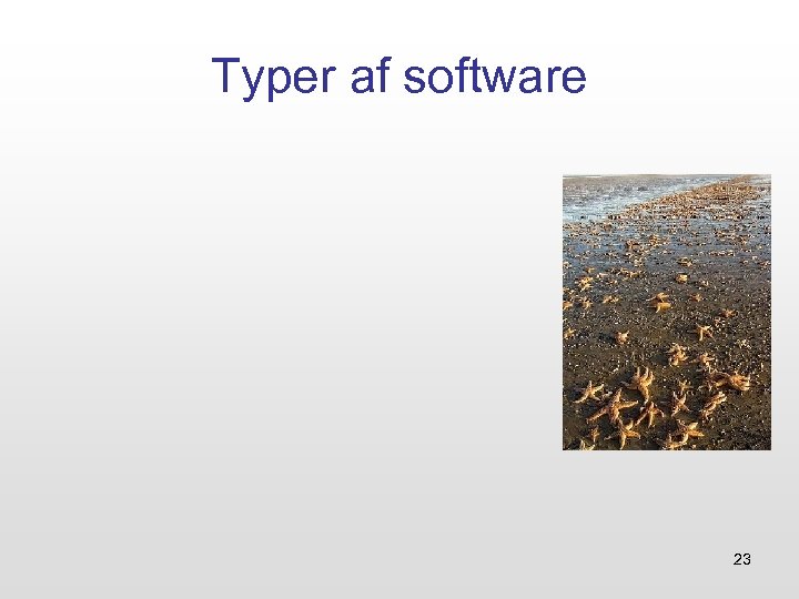 Typer af software 23 
