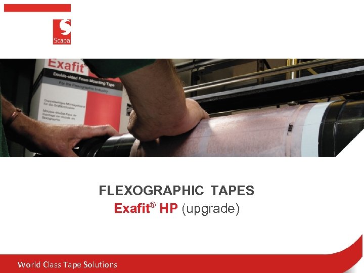 FLEXOGRAPHIC TAPES Exafit® HP (upgrade) World Class Tape Solutions 