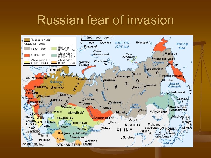 Russian fear of invasion 