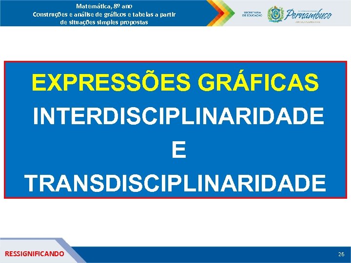 Matemática, 8º ano Construções e análise de gráficos e tabelas a partir de situações