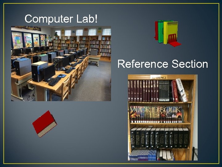 Computer Lab! Reference Section 