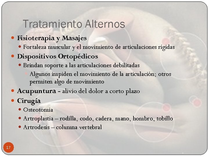 Tratamiento Alternos Fisioterapia y Masajes Fortaleza muscular y el movimiento de articulaciones rígidas Dispositivos