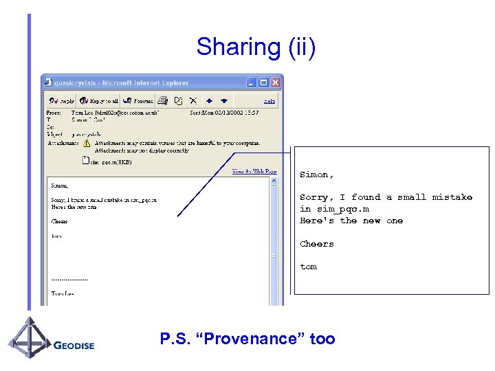 Sharing (ii) Simon, Sorry, I found a small mistake in sim_pqc. m Here's the