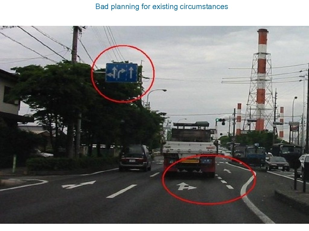 Bad planning for existing circumstances 