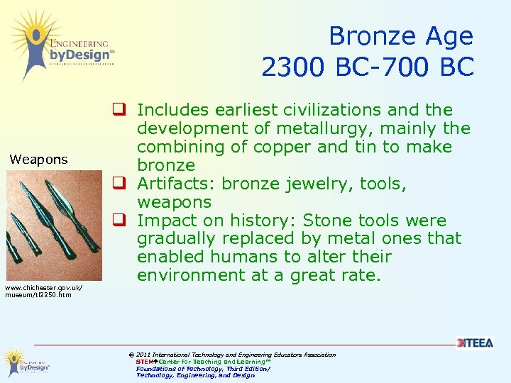 Bronze Age 2300 BC-700 BC Weapons www. chichester. gov. uk/ museum/tl 2250. htm) q