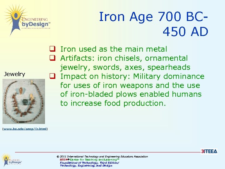 Iron Age 700 BC 450 AD Jewelry q Iron used as the main metal