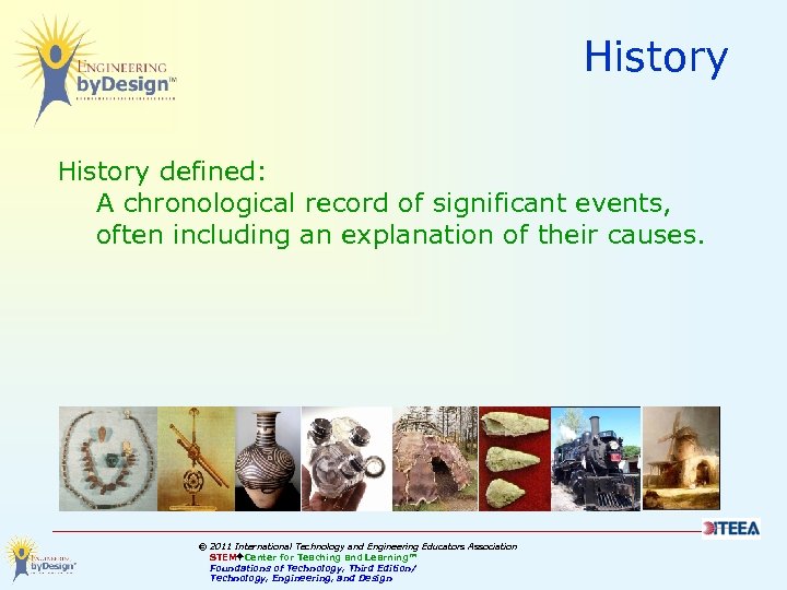 History defined: A chronological record of significant events, often including an explanation of their