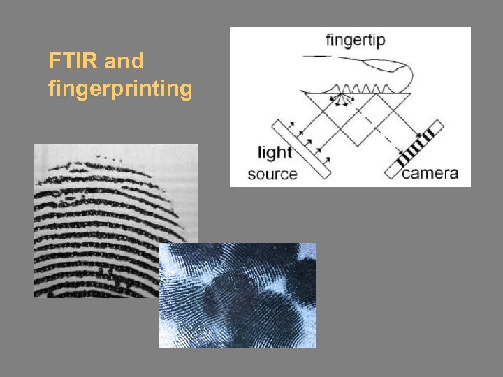 FTIR and fingerprinting 