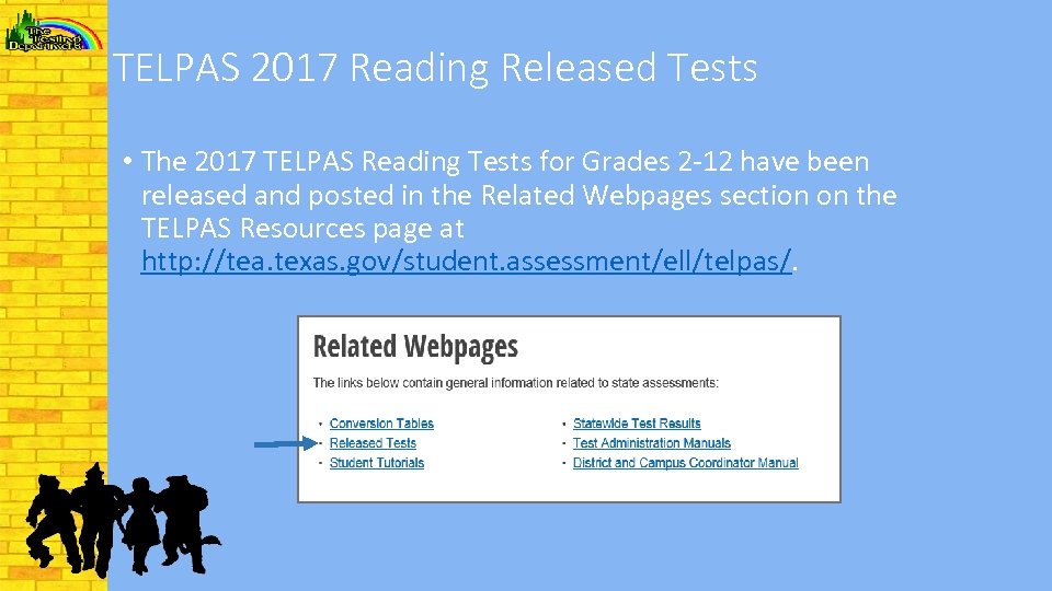 TELPAS 2017 Reading Released Tests • The 2017 TELPAS Reading Tests for Grades 2