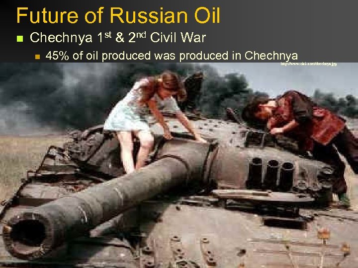 Future of Russian Oil n Chechnya 1 st & 2 nd Civil War n