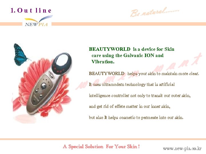 tural. . Be na 1. O u t l i n e BEAUTYWORLD is