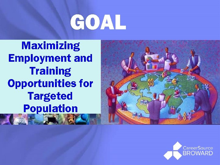 GOAL Maximizing Employment and Training Opportunities for Targeted Population ® 