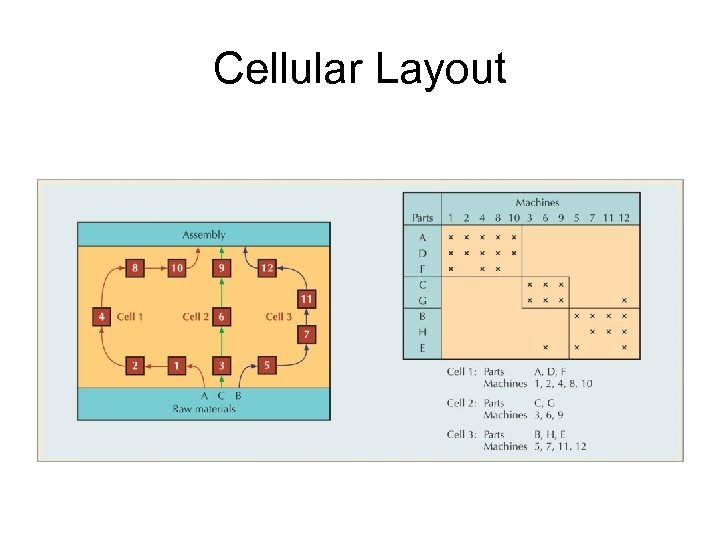 Cellular Layout 