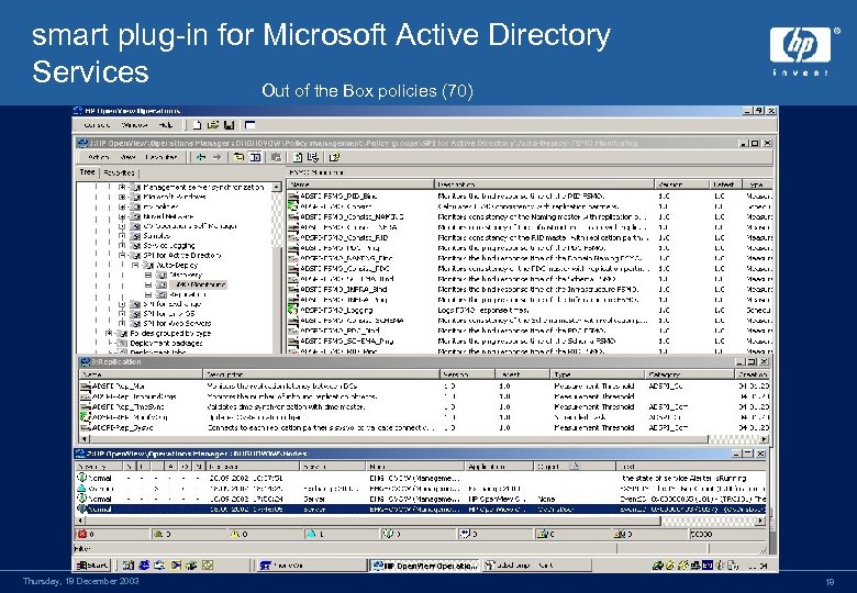 smart plug-in for Microsoft Active Directory Services Out of the Box policies (70) Thursday,