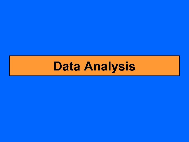 Data Analysis 