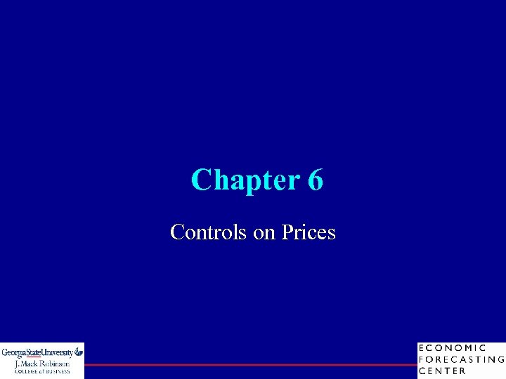 Chapter 6 Controls on Prices 