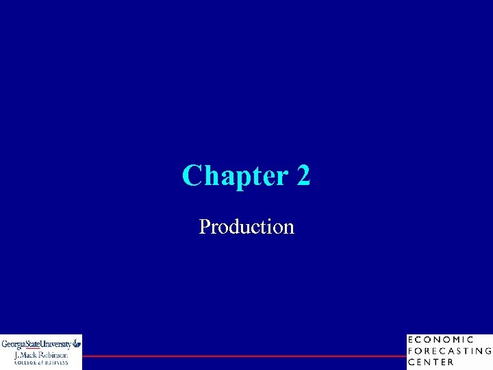 Chapter 2 Production 