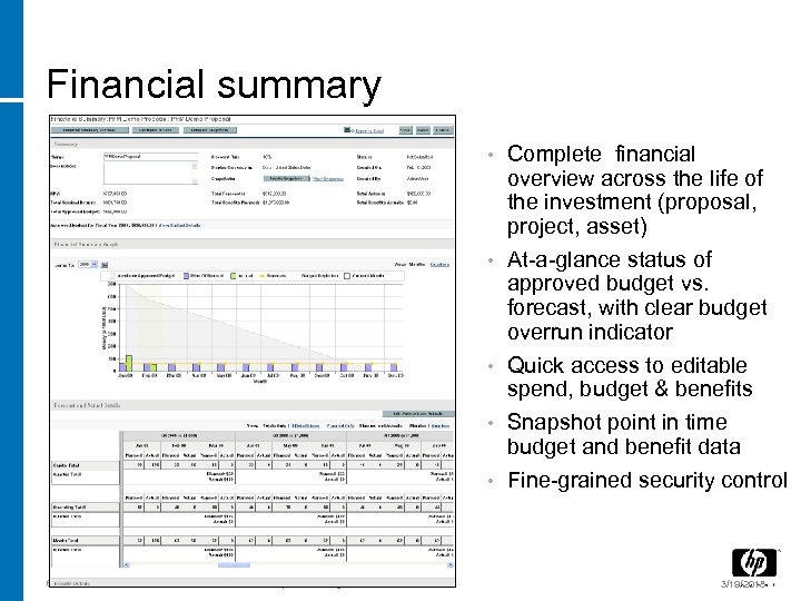 Financial summary • • • 6 HP Confidential & Subject to Change without Notice
