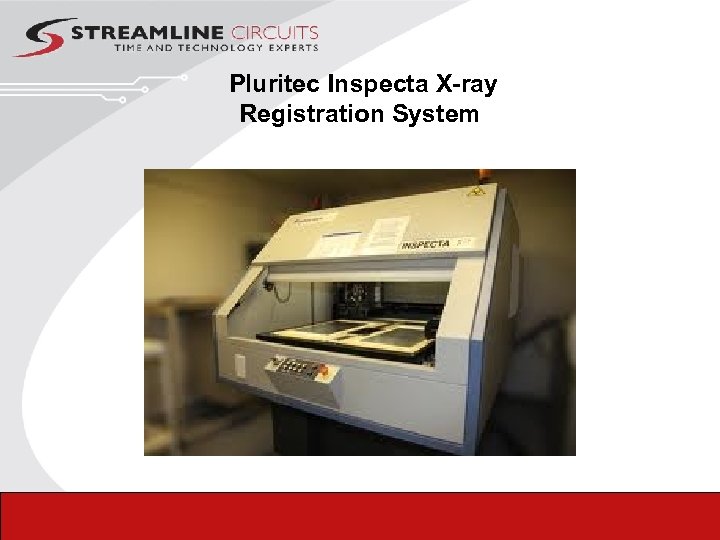 Pluritec Inspecta X-ray Registration System 