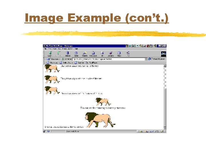 Image Example (con’t. ) 