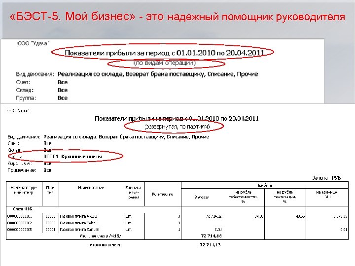  «БЭСТ-5. Мой бизнес» - это надежный помощник руководителя Компания БЭСТ 