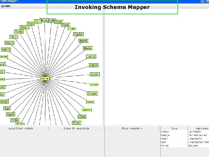 Invoking Schema Mapper 